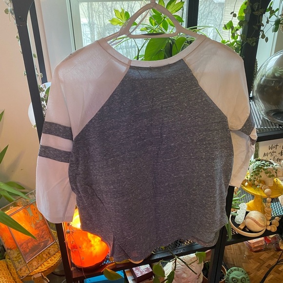 AMBIANCE | 3/4 Sleeve Curved Hem 3/4 Sleeve Tee - Picture 2 of 6